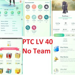 Starter account LV 40 (No Team)