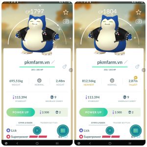 Shiny Snorlax wearing a studded jacket - Trade 20K Stardust